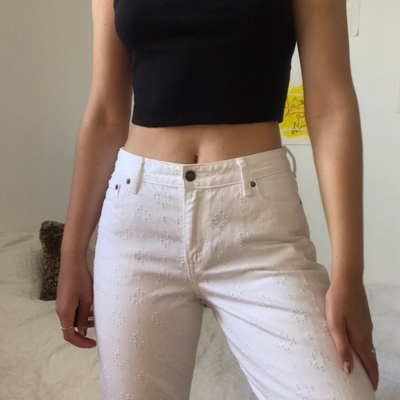 Abercrombie White Denim Jeans - Picture 1 of 4